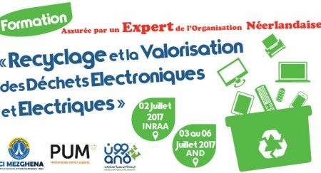 Formation sur le &laquo; Recyclage et la Valorisation des D&eacute;chets Electroniques et Electriques &raquo; Alg&eacute;ro-N&eacute;erlandaise